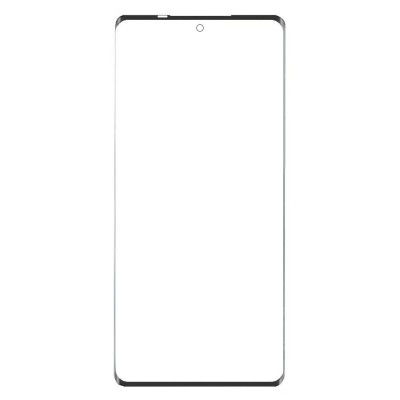 Replacement Front Glass For Tecno Phantom X2 Black By - Maxbhi Com