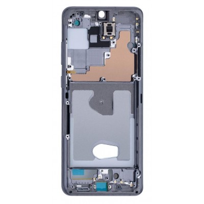 Lcd Frame Middle Chassis For Samsung Galaxy S20 Ultra Grey By - Maxbhi Com
