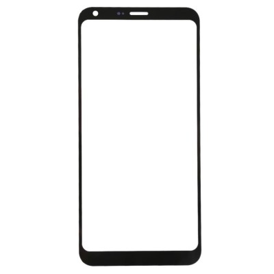 Replacement Front Glass For Lg Q6 Black By - Maxbhi Com
