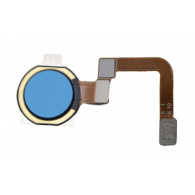 Fingerprint Sensor Flex Cable For Realme 5 Pro Blue By - Maxbhi Com