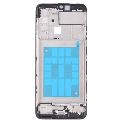 Lcd Frame Middle Chassis For Samsung Galaxy M02s Black By - Maxbhi Com