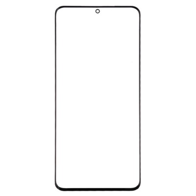 Replacement Front Glass For Samsung Galaxy S20 Ultra 5g Black By - Maxbhi Com