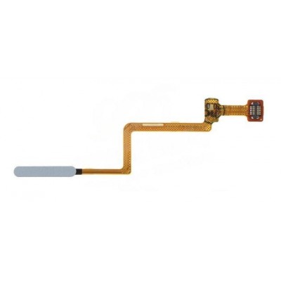 Fingerprint Sensor Flex Cable For Xiaomi Mi 10t Pro Silver By - Maxbhi Com