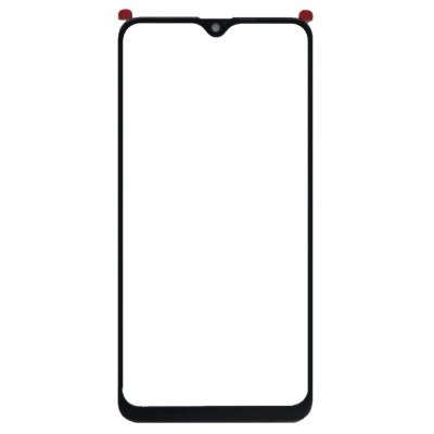 Replacement Front Glass For Oppo A7 Black By - Maxbhi Com