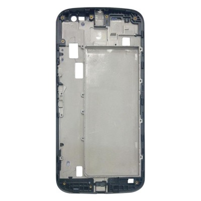 Lcd Frame Middle Chassis For Moto G4 Plus 32gb Black By - Maxbhi Com