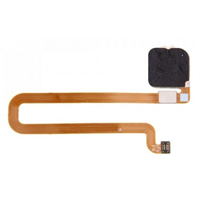 Fingerprint Sensor Flex Cable For Huawei Mate 8 Black By - Maxbhi Com