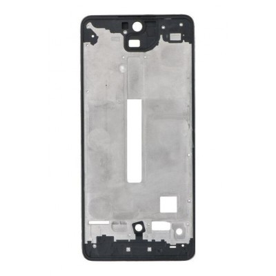 Lcd Frame Middle Chassis For Samsung Galaxy A52 5g Black By - Maxbhi Com