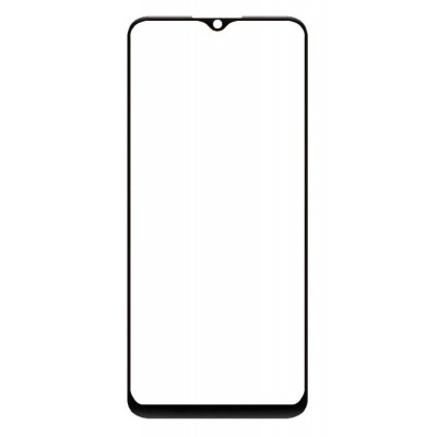 Replacement Front Glass For Samsung Galaxy F04 Black By - Maxbhi Com