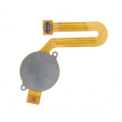 Fingerprint Sensor Flex Cable For Motorola Moto E20 Black By - Maxbhi Com