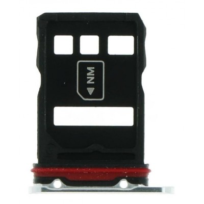 Sim Card Holder Tray For Huawei Mate 40 Pro 4g Silver - Maxbhi Com