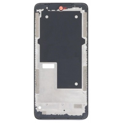Lcd Frame Middle Chassis For Motorola Moto G52 Black By - Maxbhi Com