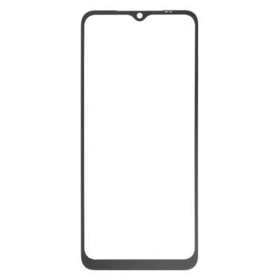 Replacement Front Glass For Xiaomi Redmi A1 Black By - Maxbhi Com