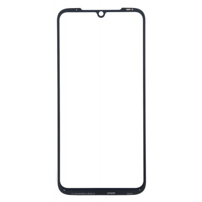 Replacement Front Glass For Motorola One Vision Plus Black By - Maxbhi Com