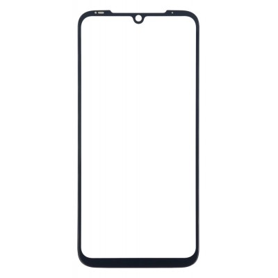 Replacement Front Glass For Motorola One Vision Plus Black By - Maxbhi Com