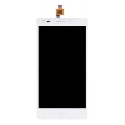 Lcd With Touch Screen For Lava Iris X5 4g White By - Maxbhi Com