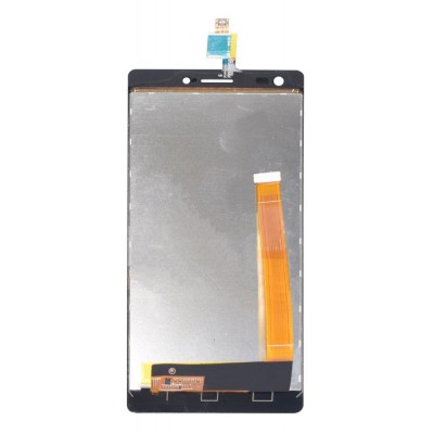 Lcd With Touch Screen For Lava Iris X5 4g White By - Maxbhi Com