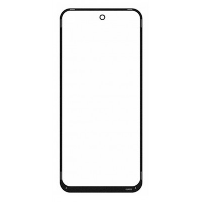 Replacement Front Glass For Xiaomi Mi 11x Pro Black By - Maxbhi Com