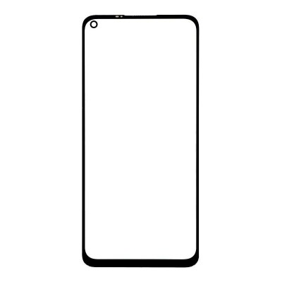 Replacement Front Glass For Xiaomi Redmi Note 9 Grey By - Maxbhi Com