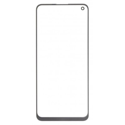 Replacement Front Glass For Oppo Reno5 5g Black By - Maxbhi Com