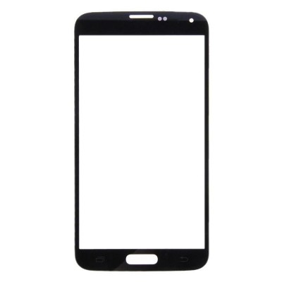 Replacement Front Glass For Samsung Galaxy S5 Lte Smg900i Black By - Maxbhi Com