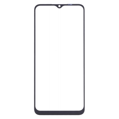 Replacement Front Glass For Realme 5 Black By - Maxbhi Com