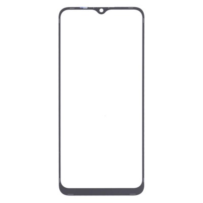 Replacement Front Glass For Realme 5 Black By - Maxbhi Com