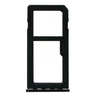 Sim Card Holder Tray For Nokia 6 Black - Maxbhi Com