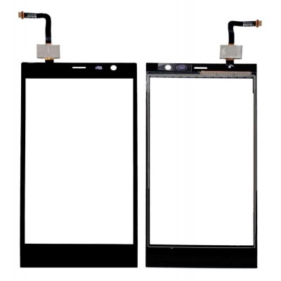 Touch Screen Digitizer For Intex Aqua Fish Black By - Maxbhi Com