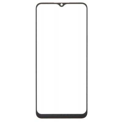 Replacement Front Glass For Realme C30 Black By - Maxbhi Com