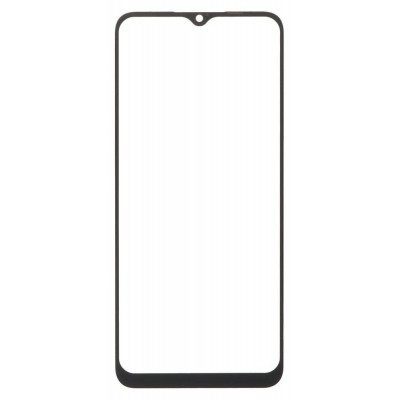 Replacement Front Glass For Realme C30 Black By - Maxbhi Com
