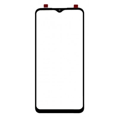 Replacement Front Glass For Realme Narzo 20 Black By - Maxbhi Com