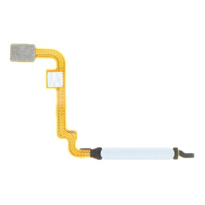 Fingerprint Sensor Flex Cable For Xiaomi Poco M5s White By - Maxbhi Com