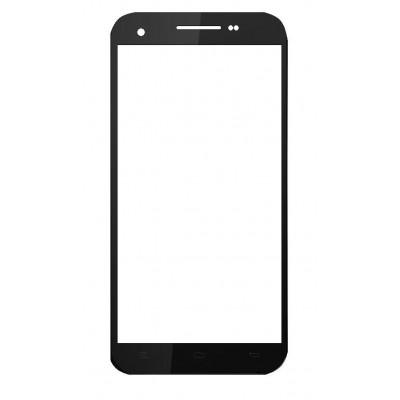 Replacement Front Glass For Gionee X805 Black By - Maxbhi Com