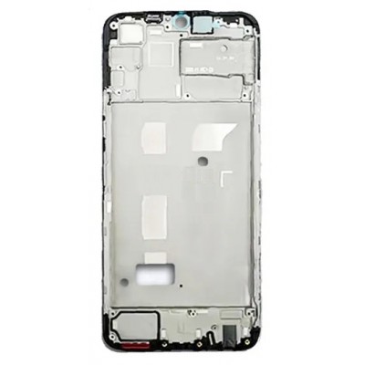 Lcd Frame Middle Chassis For Vivo Y30g Black By - Maxbhi Com