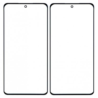 Replacement Front Glass For Oppo Reno 8t 5g Black By - Maxbhi Com