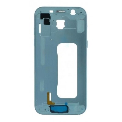 Lcd Frame Middle Chassis For Samsung Galaxy A5 2017 Blue By - Maxbhi Com