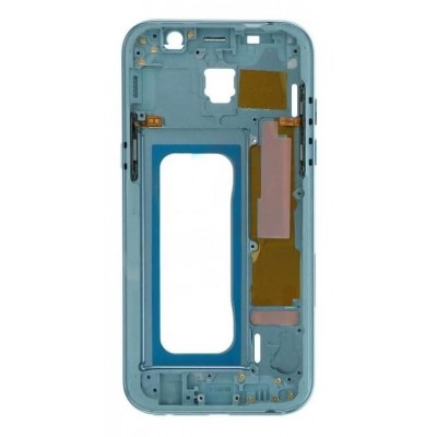 Lcd Frame Middle Chassis For Samsung Galaxy A5 2017 Blue By - Maxbhi Com