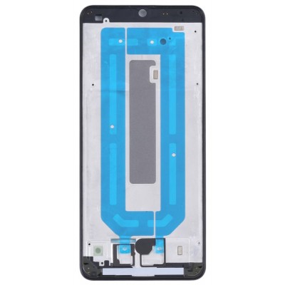 Lcd Frame Middle Chassis For Samsung Galaxy M32 Blue By - Maxbhi Com