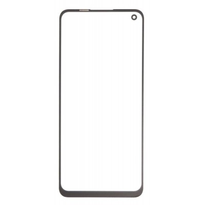 Replacement Front Glass For Oppo Reno 8 5g Black By - Maxbhi Com
