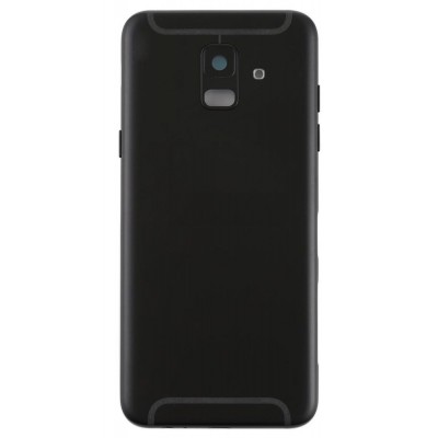 Back Panel Cover For Samsung Galaxy A6 2018 Sma600n Black - Maxbhi Com