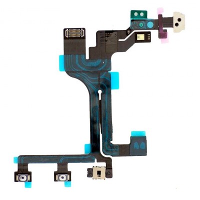 Power Button Flex Cable For Apple Iphone 5c On Off Flex Pcb By - Maxbhi Com