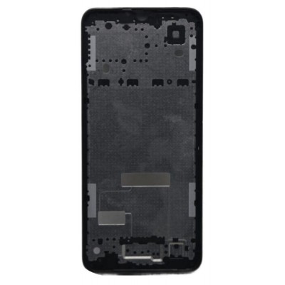Lcd Frame Middle Chassis For Realme C33 Black By - Maxbhi Com