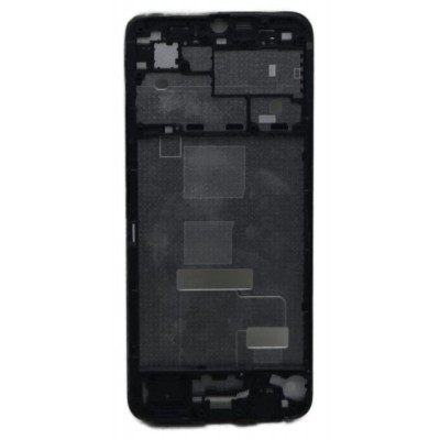 Lcd Frame Middle Chassis For Realme C33 Black By - Maxbhi Com