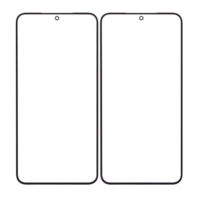 Replacement Front Glass For Samsung Galaxy S23 5g Black By - Maxbhi Com