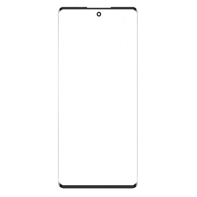 Replacement Front Glass For Tecno Phantom X2 Pro Black By - Maxbhi Com