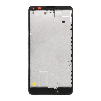 Lcd Frame Middle Chassis For Microsoft Lumia 640 Lte Dual Sim Black By - Maxbhi Com