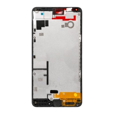 Lcd Frame Middle Chassis For Microsoft Lumia 640 Lte Dual Sim Orange By - Maxbhi Com
