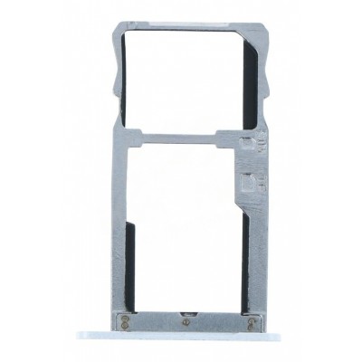Sim Card Holder Tray For Lenovo K6 Note 3gb Ram Silver - Maxbhi Com