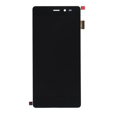 Lcd With Touch Screen For Wiko Tommy Black By - Maxbhi Com