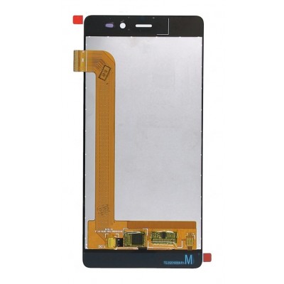 Lcd With Touch Screen For Wiko Tommy Black By - Maxbhi Com